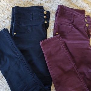 Refuge High Waisted Super Skinny Pants